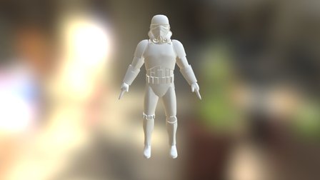 SW Storm Trooper 3D Model