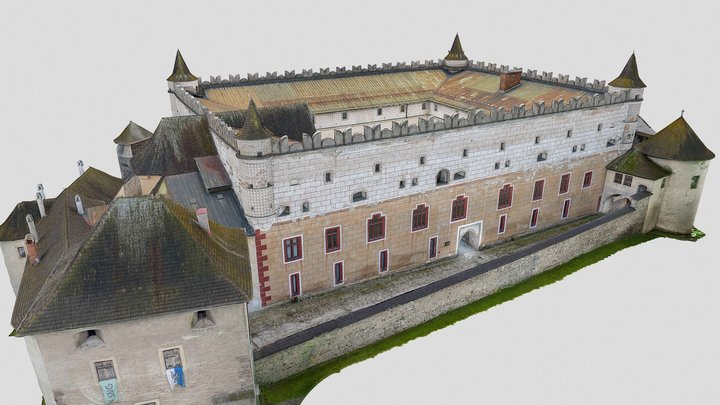 Zvolenský zámok 3D Model