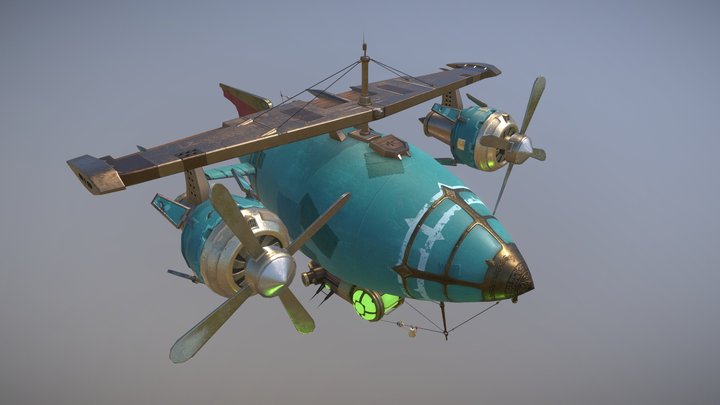 Airship 3D Model