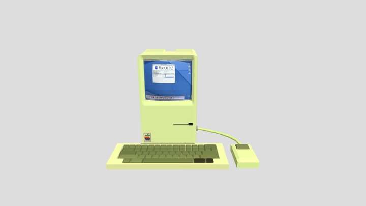 1984 Apple Macintosh 3D Model 3D Model
