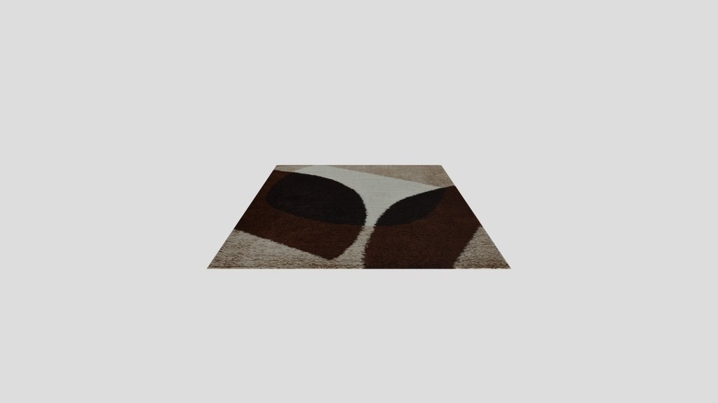 White And Brown Rug