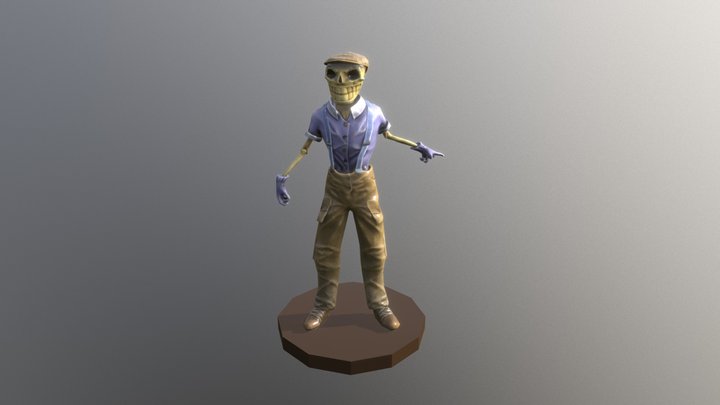 Skel Miner 3D Model