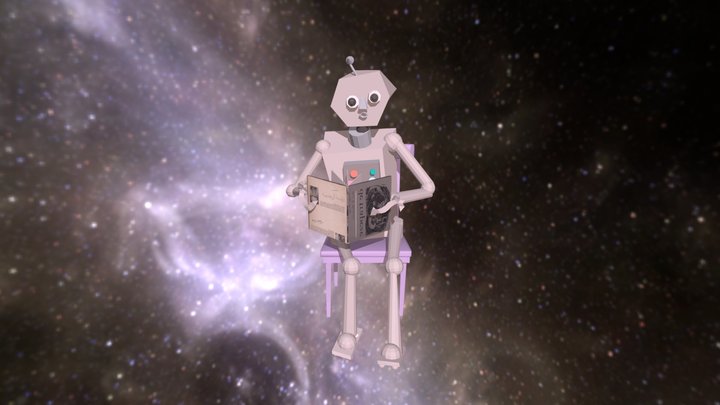 Robot Van De Rommelmarkt 3D Model