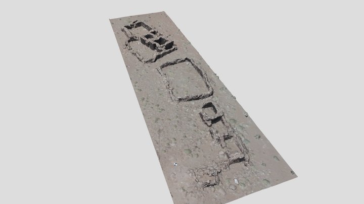 Tambo Incaico de Meteorito 3D Model