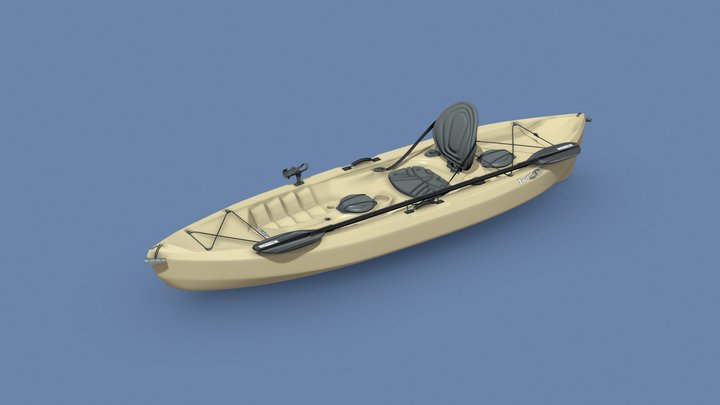 Lifetime Tamarack Angler Kayak Ratio 1:1 3D Model
