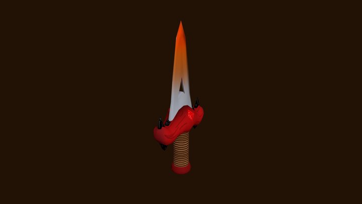 LowPolyKnife 3D Model