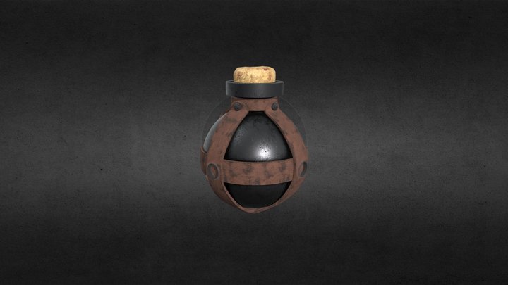 Potion Flask 3D Model