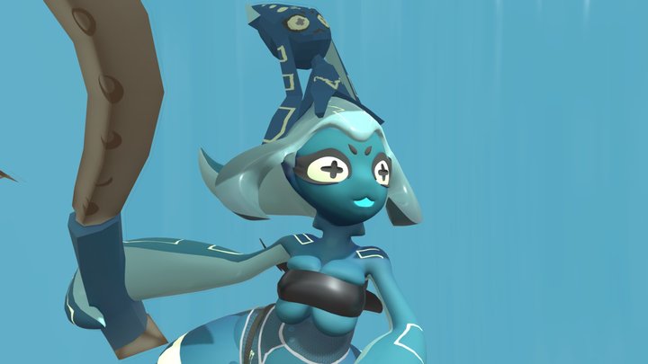 Pearl The Squidstack 3D Model