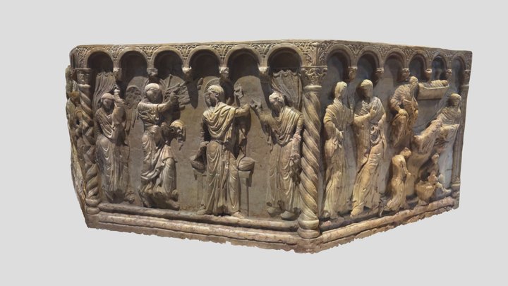 Fount - baptismal font 3D Model