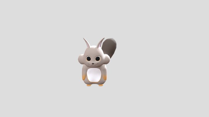 二ホンリス 3D Model