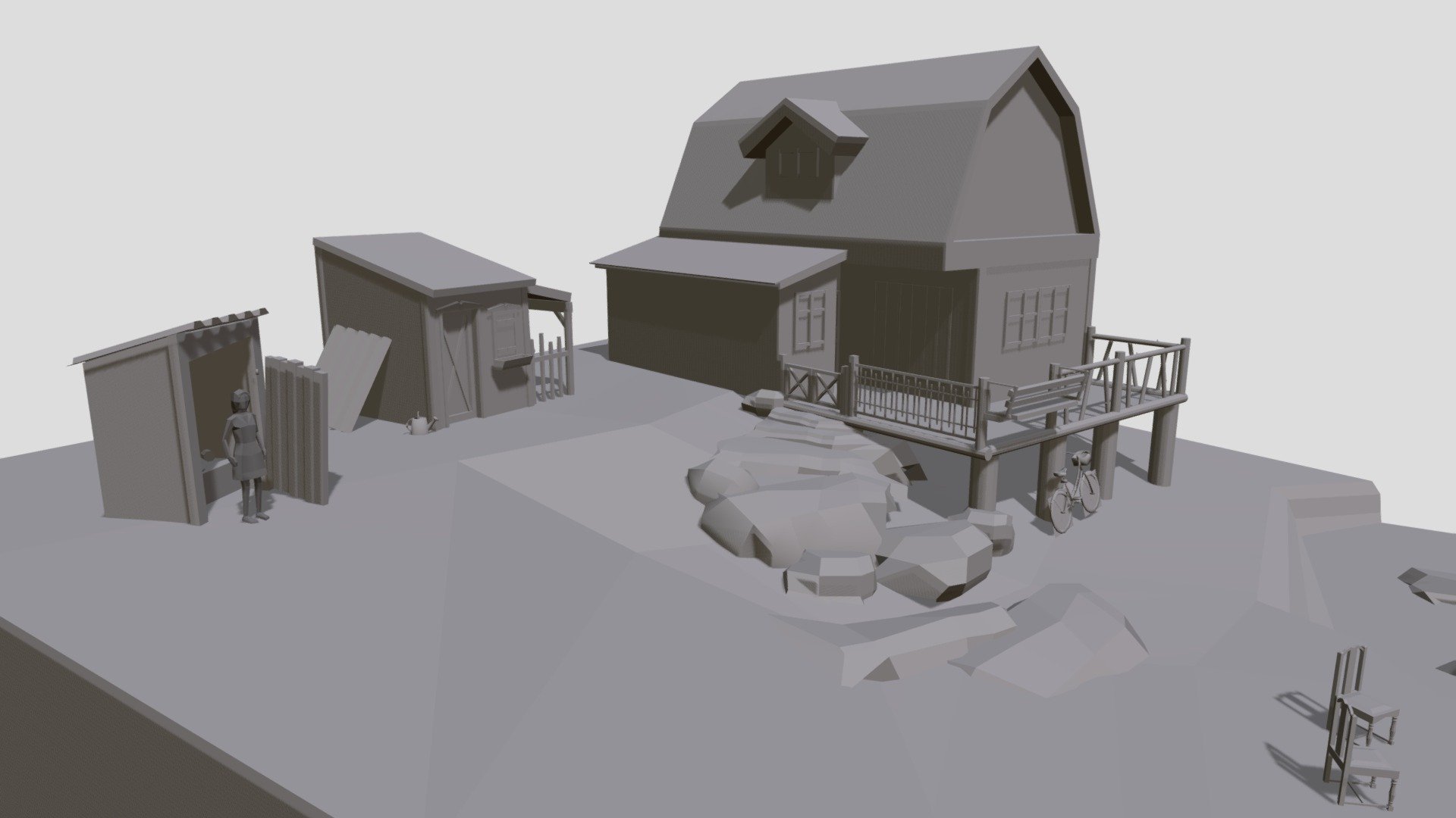 1GD15_Radeva_Dimana_HouseModel - 3D model by Dimana [8b0d319] - Sketchfab