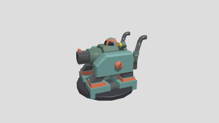 Turret 1 3D Model