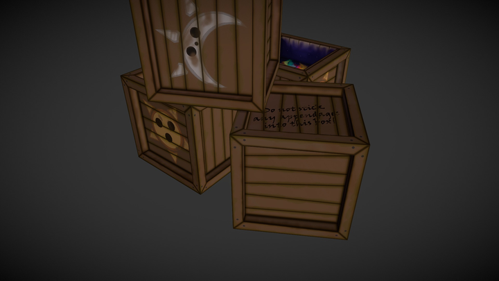 Maya Assignment: Astral Crates 3D Model