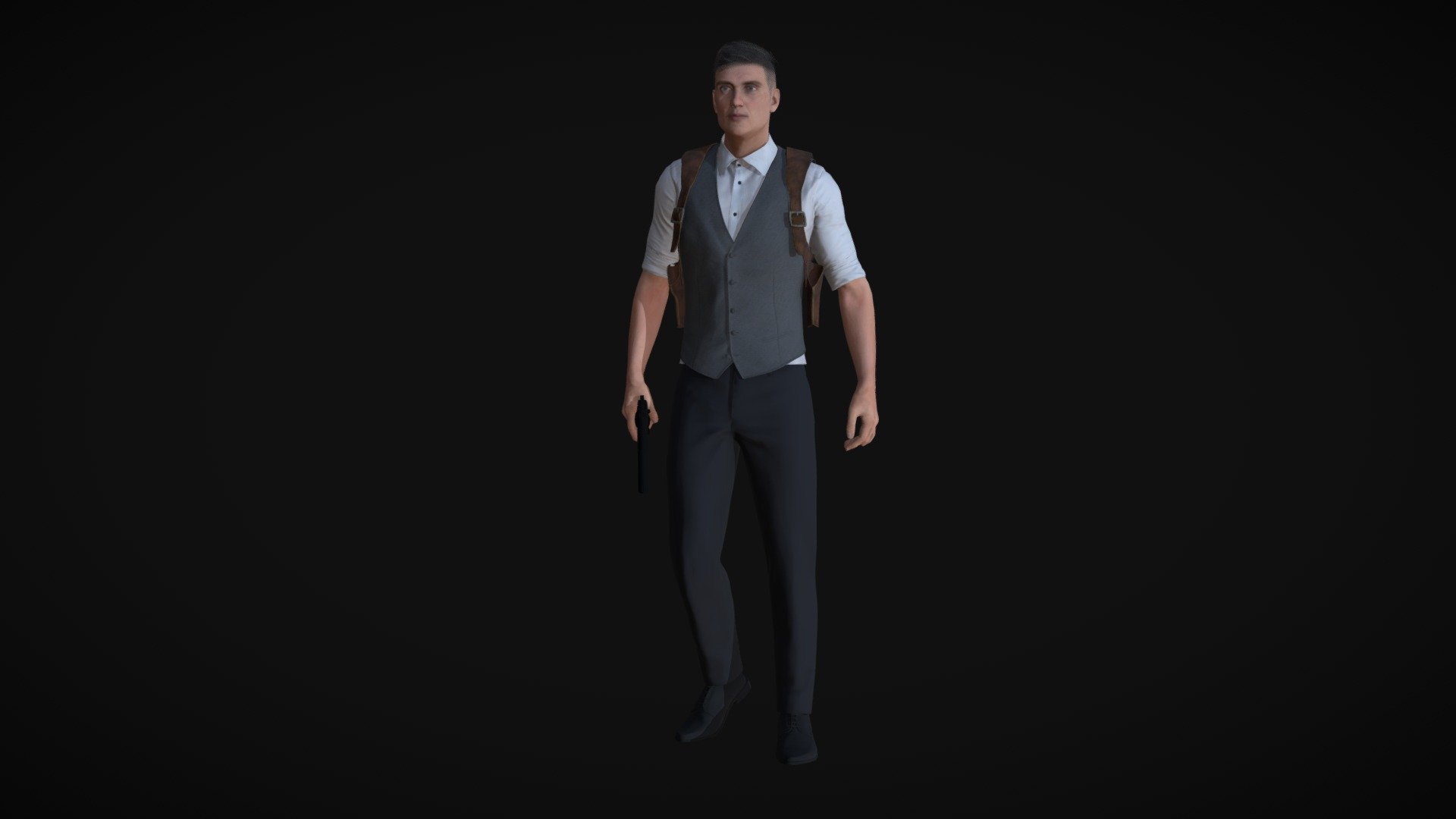 Tommy Shelby (peaky Blinders) - Buy Royalty Free 3d Model By Lidiom4ri4 