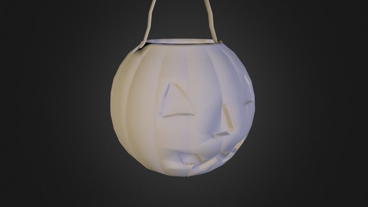 Pumpkin Pail 3D Model
