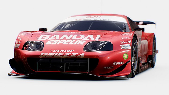 Toyota Supra GT500 | www.vecarz.com – Modelo 3D gratuito STL