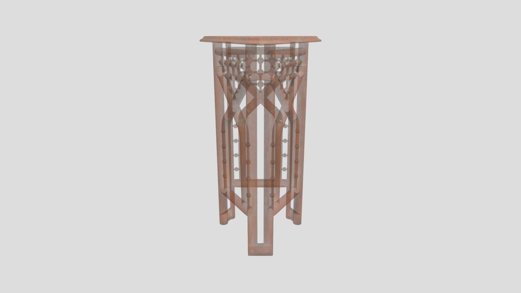 1800s Stick And Ball Corner Stand