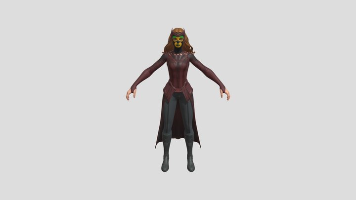 Fortnite Scarlet Witch Skin :] 3D Model