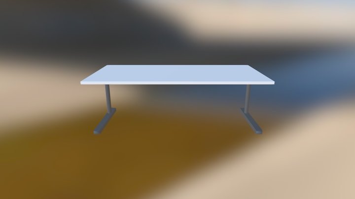 Desk 3D Model