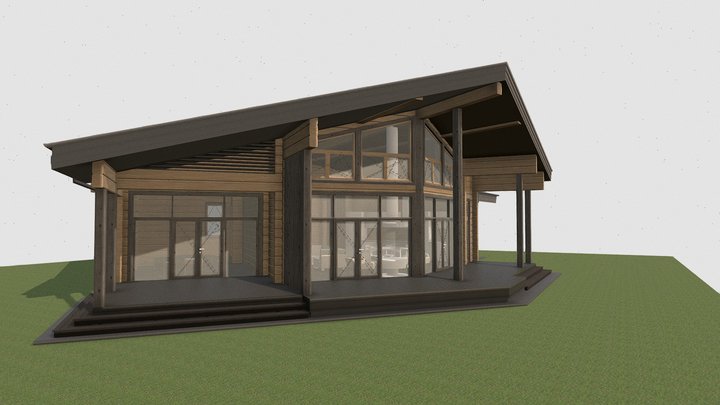дом 1 п1 3D Model