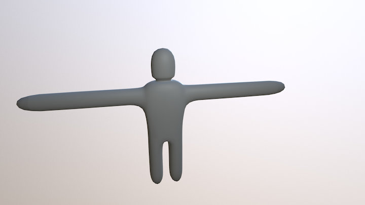 Stick Figure 3D Model