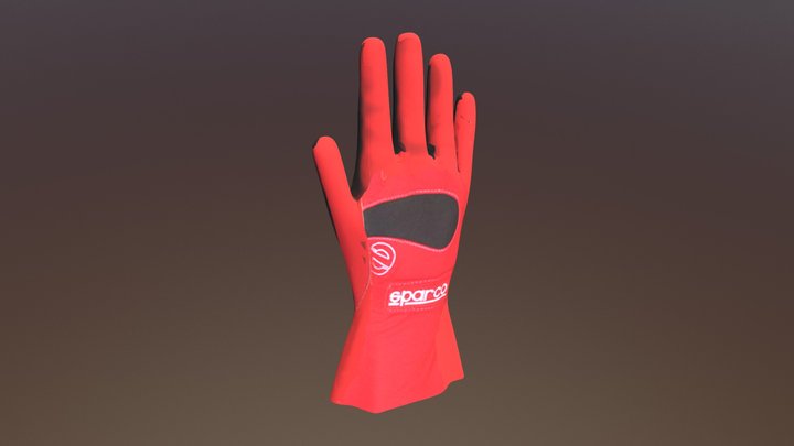 Racing gloves 3D Model