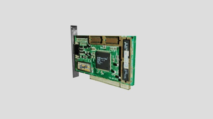 S3 Trio64V2/DX Low poly psx 3D Model