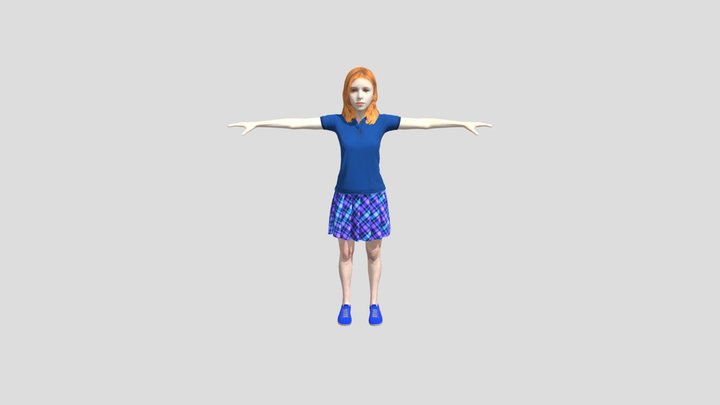 Sonic 3 - Alyla Browne - Maria Robotnik 3D Model