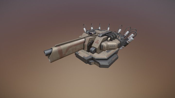 Cannon Big Boy 3D Model