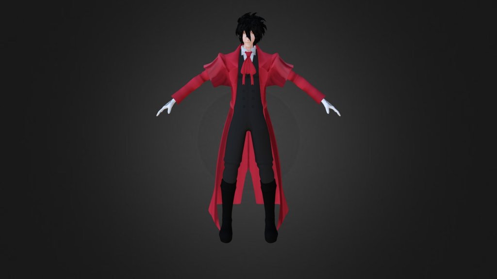 Alucard - Hellsing 3D model 3D printable