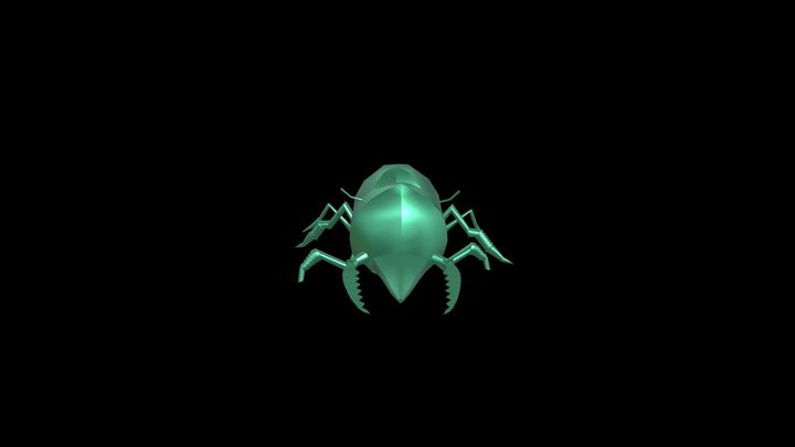 Beetle Walk 3D Model