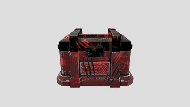 Contenedor Halloween 3D Model