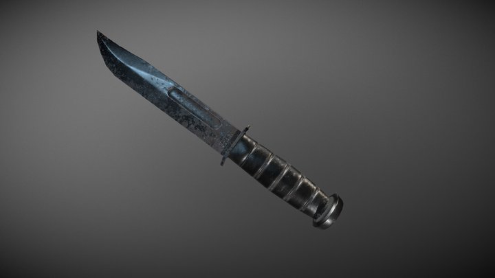 Kabar knife 3D Model