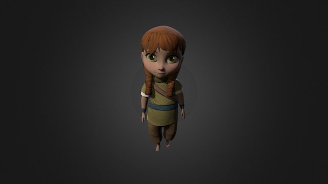Anna Idle 3D Model