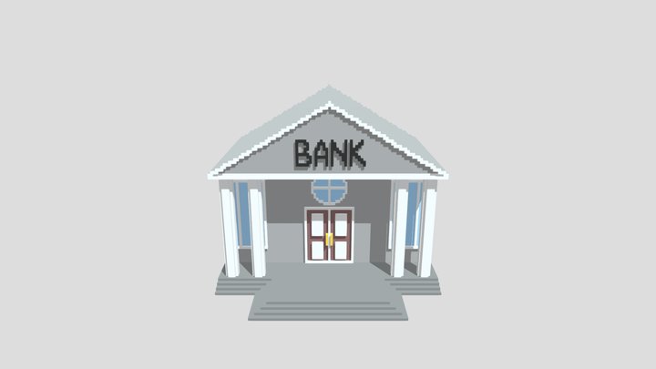 Bank building 3D Model