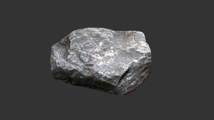 Rock 02 Photogrammetry 3D Model