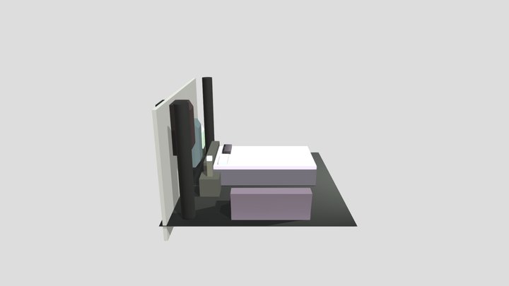 Cuarto sombras 3D Model