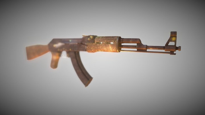 ak 47 3D Model