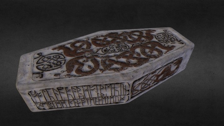 Runic Stone 3D Model