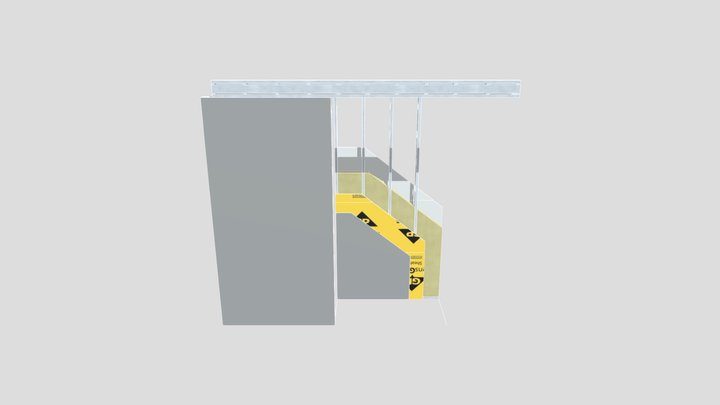 Wall Mockup 3D Model