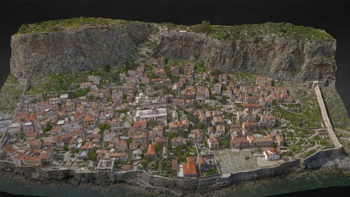 Monemvasia 3D Model