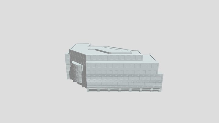 Stadium Stand 3D Model