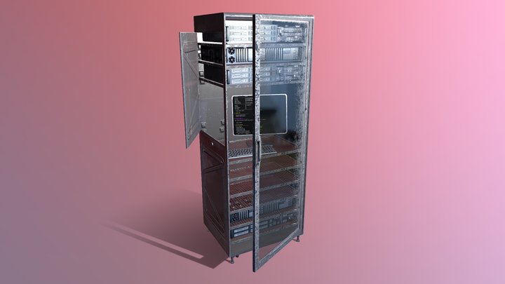 Server box 3D Model