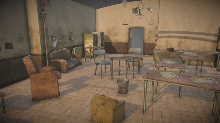 Room scene – Modelo 3D gratuito STL