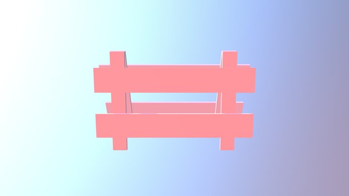 Road Barrier 3D Model