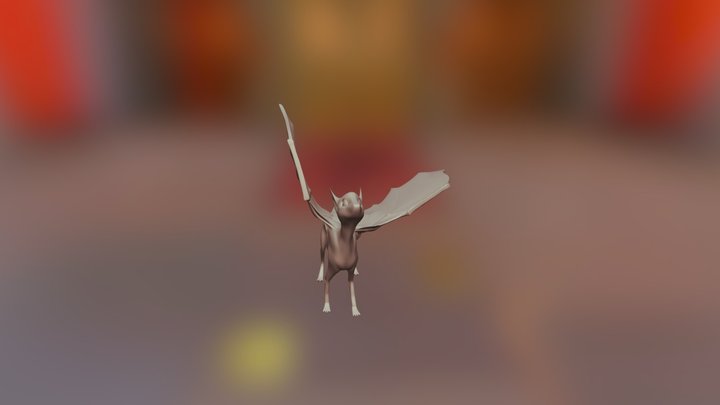 Curious Dragon 3D Model