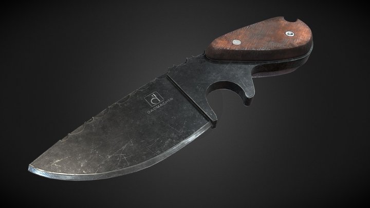 Small Daomachen Knife 3D Model