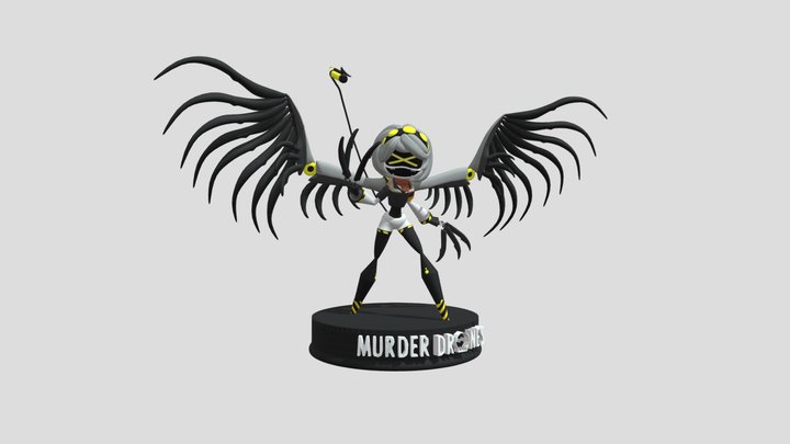 murder drones v figure 3D Model