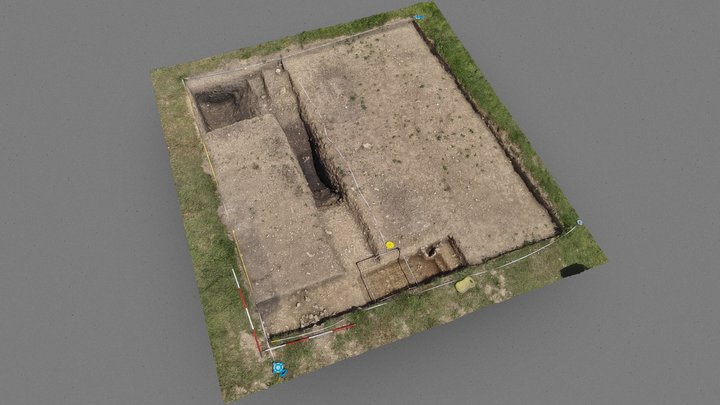 CM525 Trench F25 at end of dig 3D Model