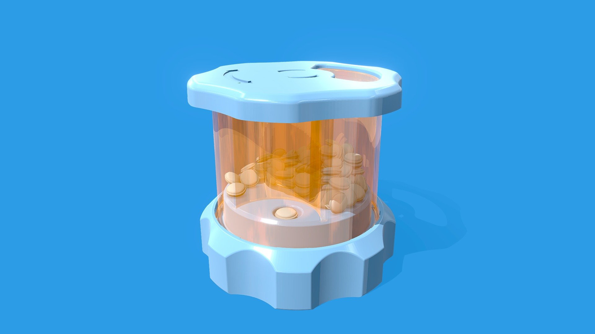 Rotating Pill Bottle Storage Tower. by hbert, Download free STL model